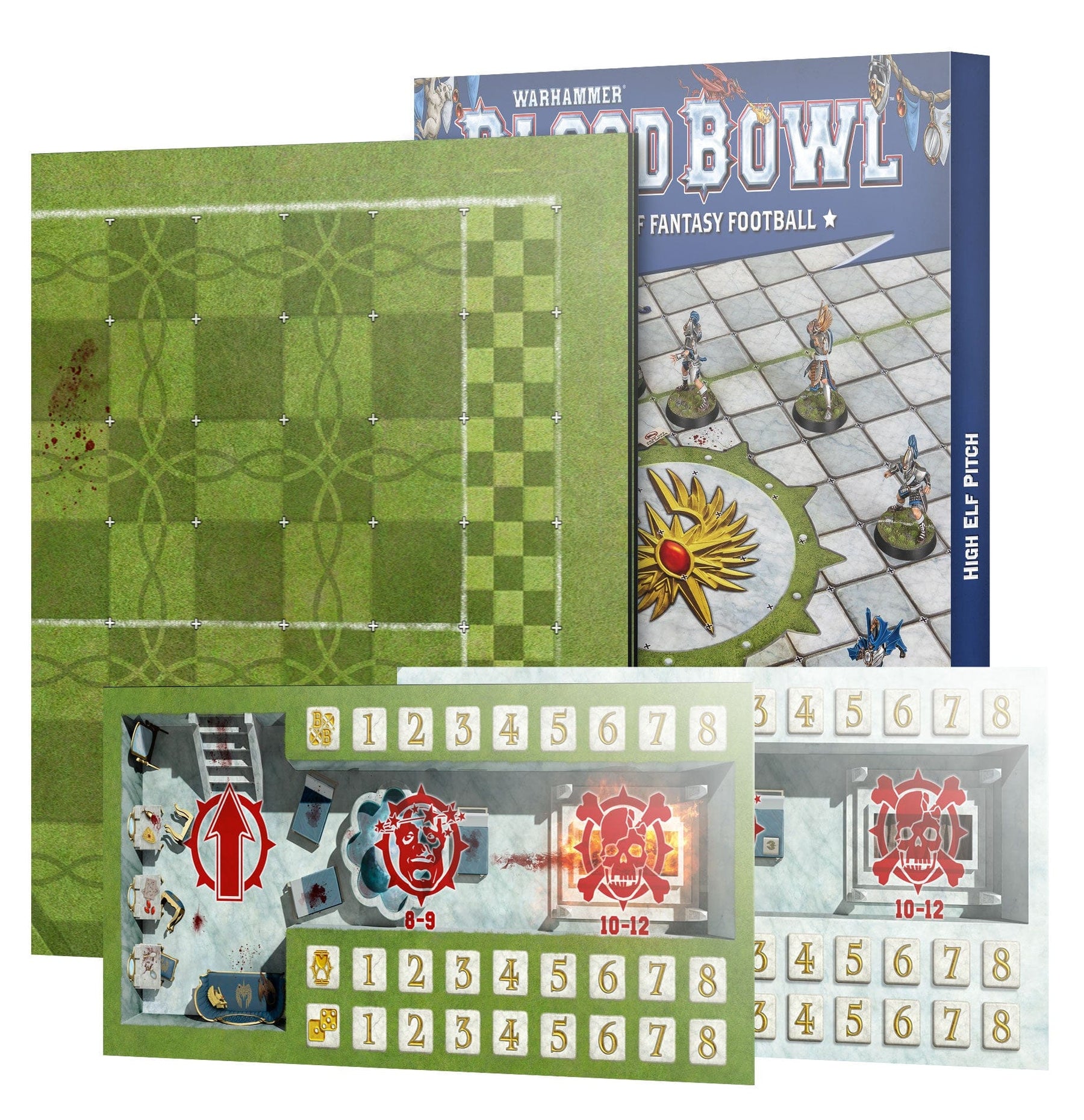 Blood Bowl: High Elf Pitch Caledor Dragons
