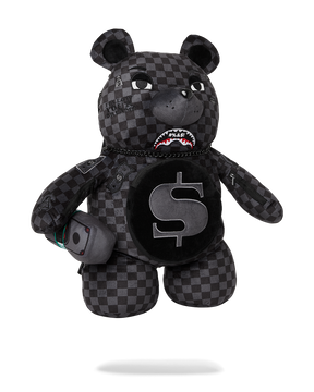 'WHAT THE BEEP' SHARK MONEYBEAR TEDDYBEAR BACKPACK