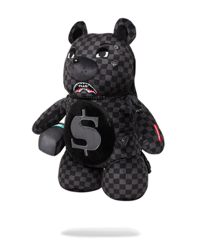 'WHAT THE BEEP' SHARK MONEYBEAR TEDDYBEAR BACKPACK