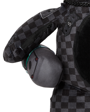 'WHAT THE BEEP' SHARK MONEYBEAR TEDDYBEAR BACKPACK